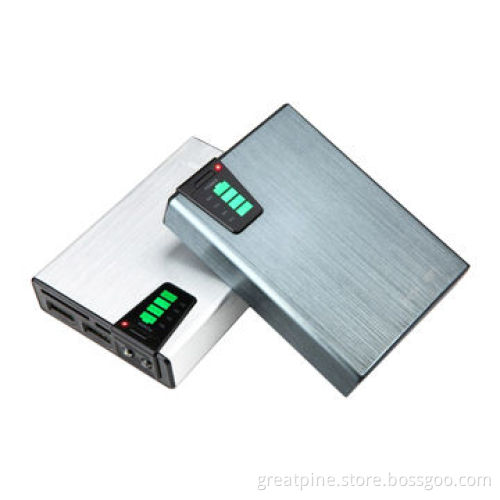 2 Output Charging Power Bank with Card Reader for iPhone/Galaxy/All Android Phone, 10400mAh Capacity